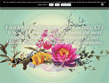 Tablet Screenshot of creative-flavours-fragrances.com